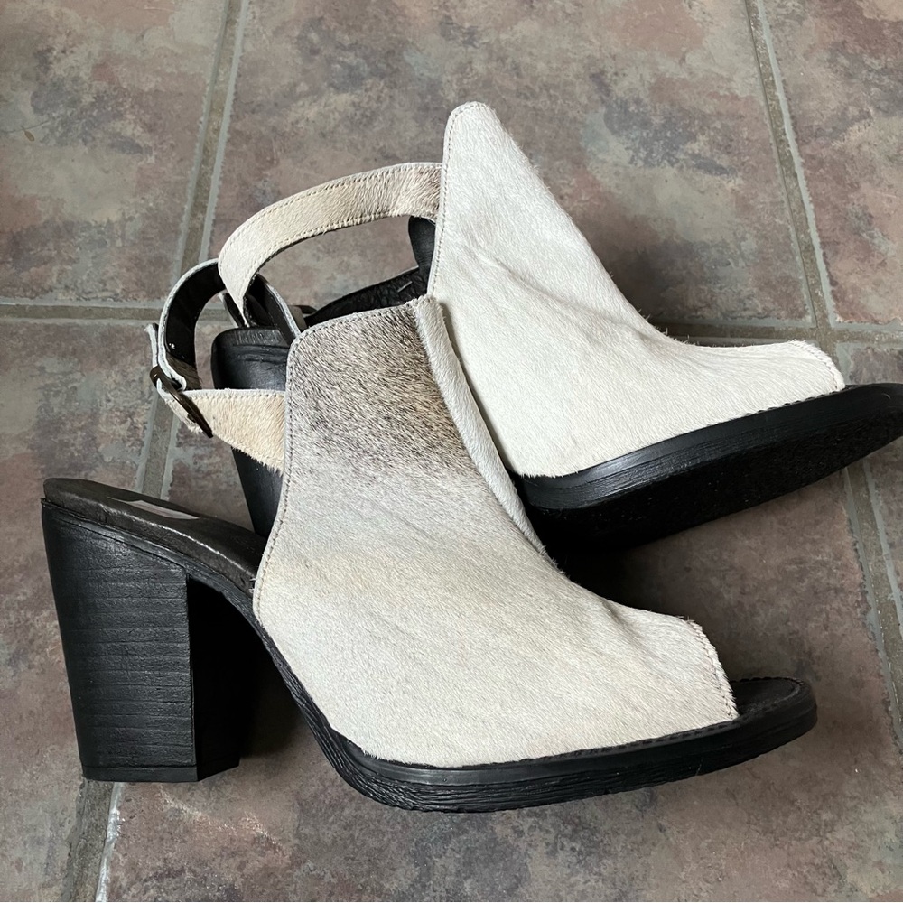 Cowhide Heels - Picture 2 of 3
